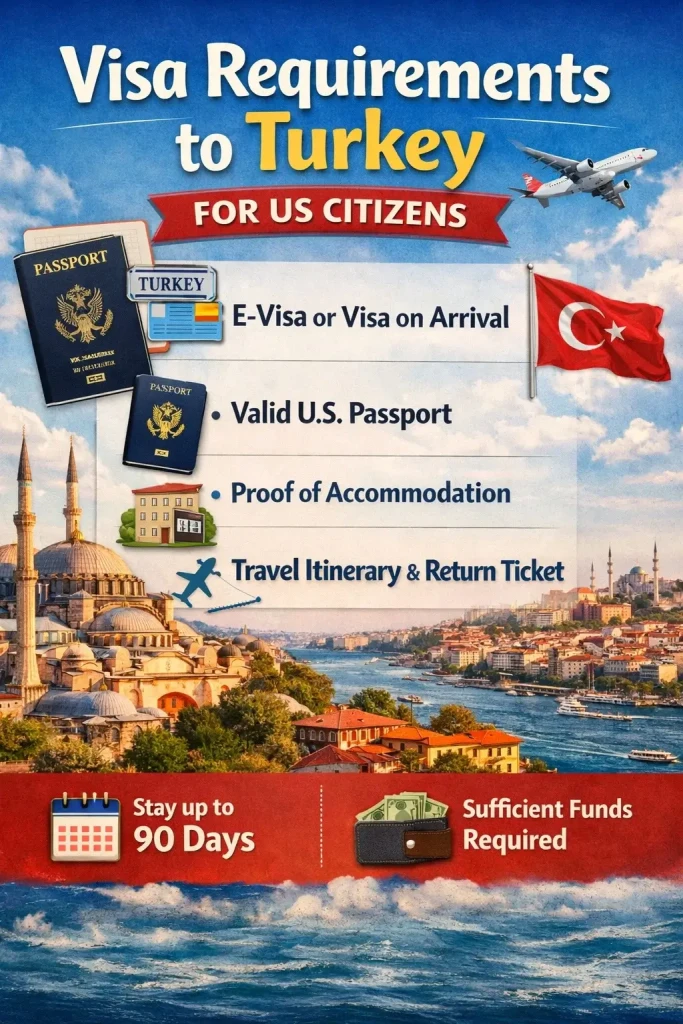 Cosa serve a un cittadino statunitense per entrare in Turchia?