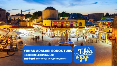 Comfort Rodos Turu 4 Gece 5 Gün | Kapı Vizesi İmkanı