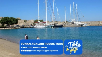 Prime Rodos Turu 3 Gece 4 Gün | Kapı Vizesi İmkanı