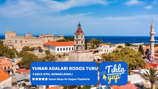 Comfort Rodos Turu 5 Gece 6 Gün | Kapı Vizesi İmkanı