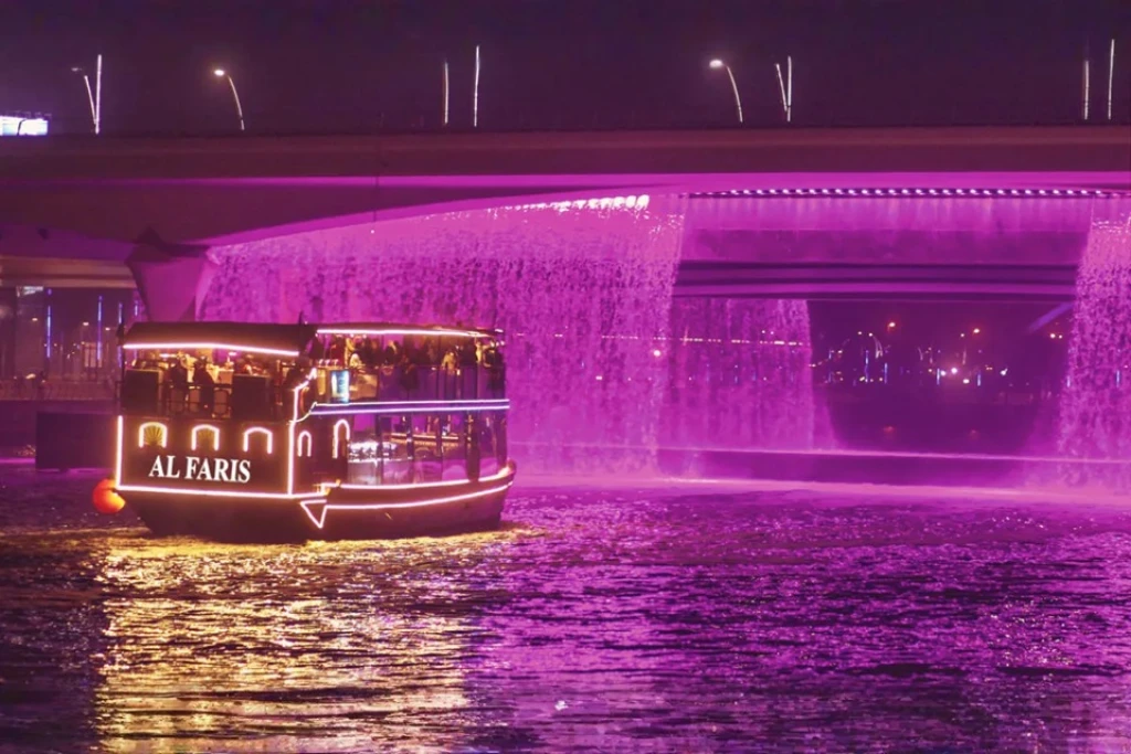 Dubai Canal Dhow Cruise –  Luxury