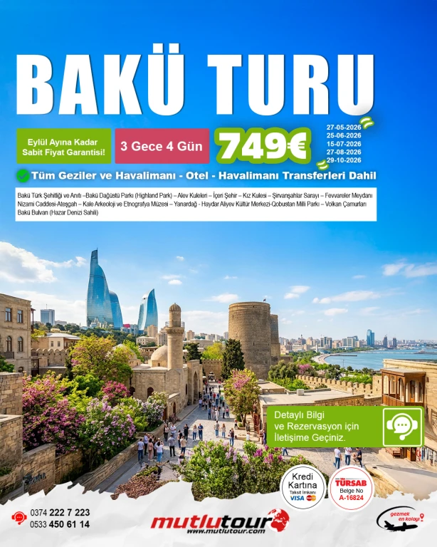 Azerbaycan Bakü Turu