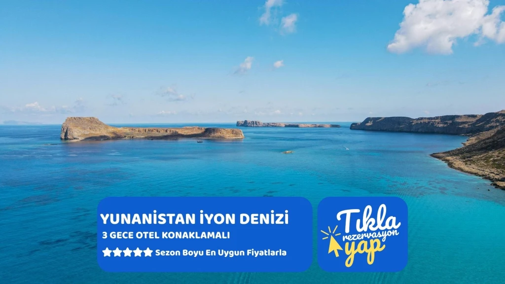 Yunanistan İyon Denizi Yüzme Turu 3 Gece 5 Gün