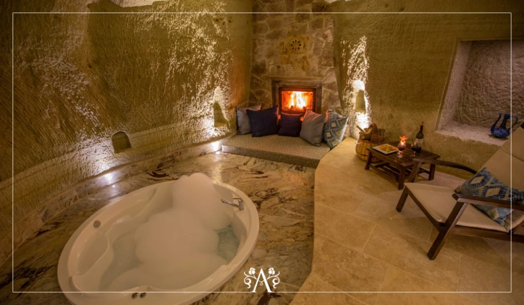 🛁 Kapadokya’da Jakuzili Odalar: Romantik ve Lüks Deneyim