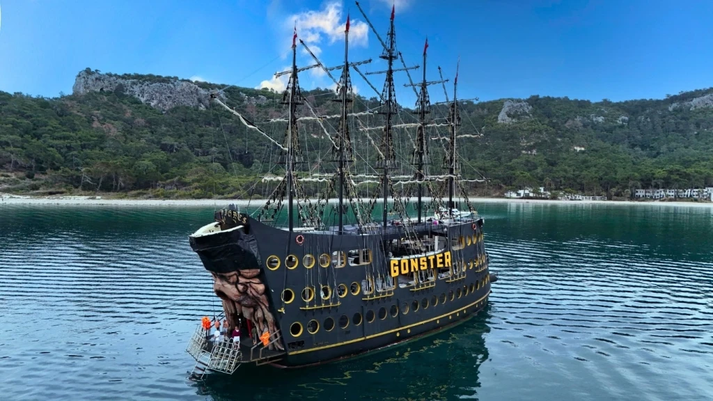 Gonstor Boat Tour Antalya Kemer | Phaselis & Paradise Bay | Food + Entertainment Included
