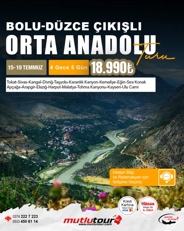 Büyük Orta Anadolu Turu: Tarih ve Kültür Yolculuğu