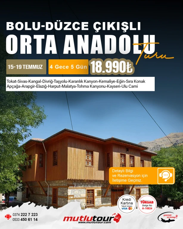 Büyük Orta Anadolu Turu: Tarih ve Kültür Yolculuğu