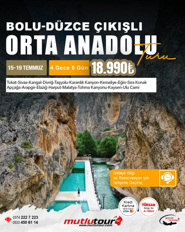 Büyük Orta Anadolu Turu: Tarih ve Kültür Yolculuğu