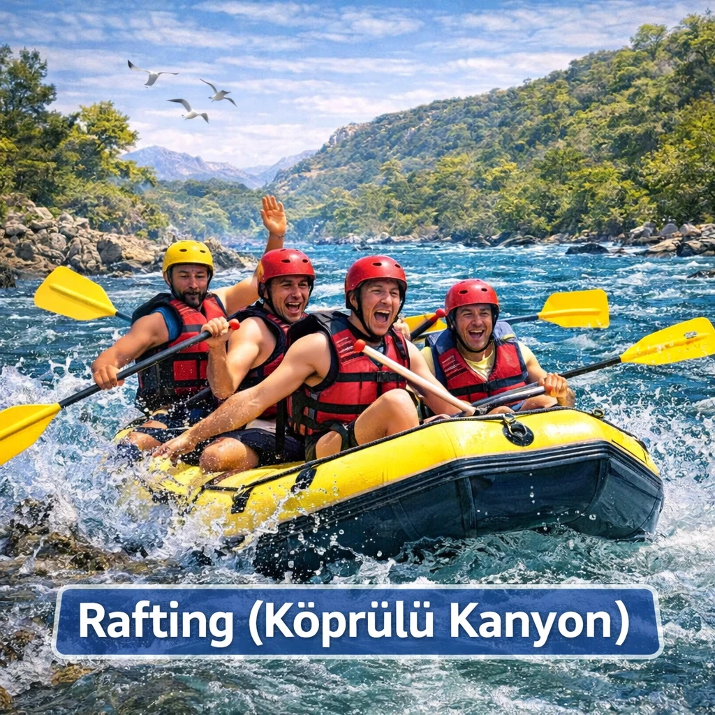 Köprülü Kanyon Rafting Turu 2026 | Antalya, Belek, Kundu Çıkışlı Transferli & Yemekli