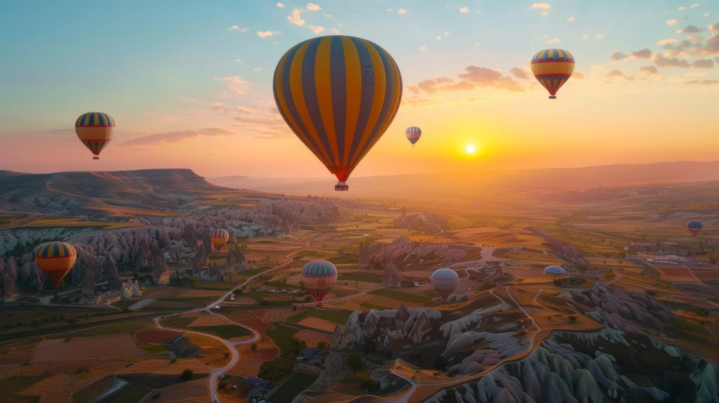 괴레메 열기구 타기