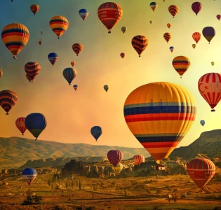Sıcak Hava Balonu Turu ile Eşsiz Manzara Deneyimi