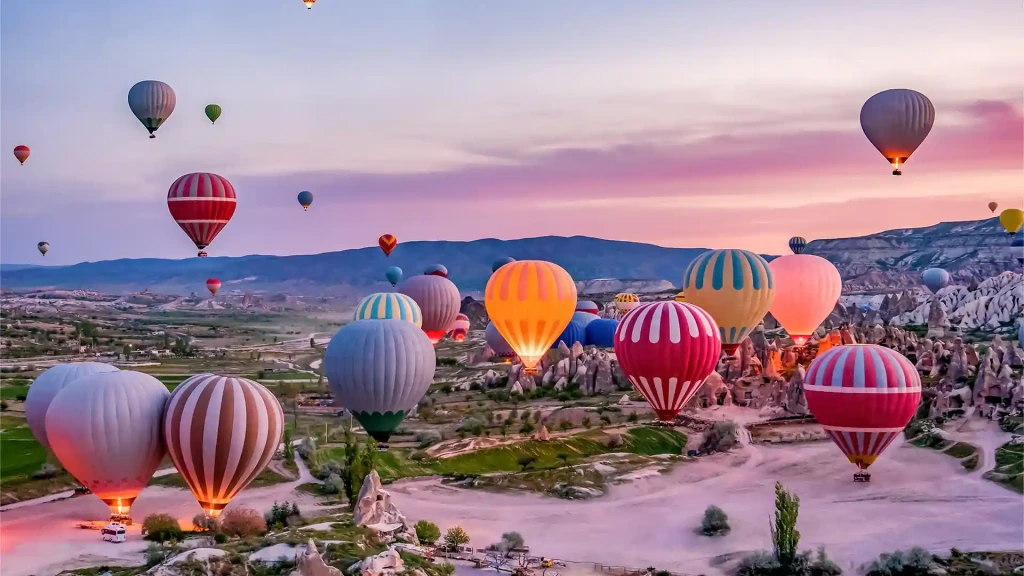 Unique Scenic Experience with Hot Air Balloon Tour