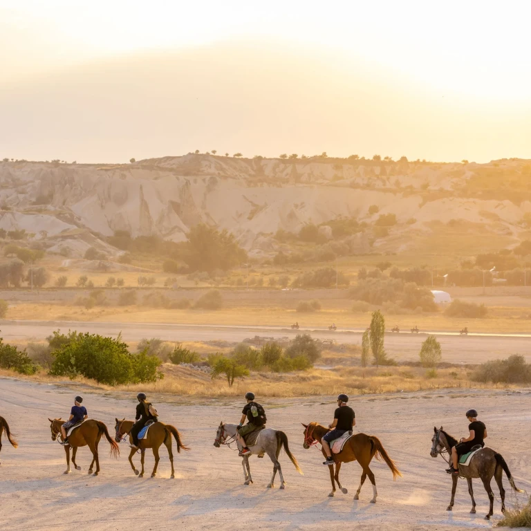 Kapadokya At Turu Sunset