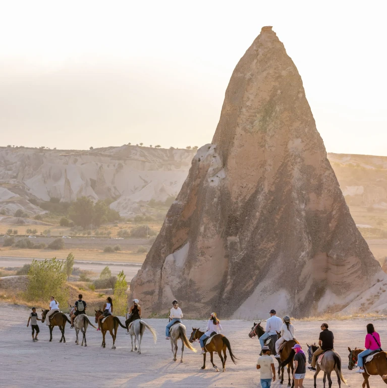 Kapadokya At Turu Sunset