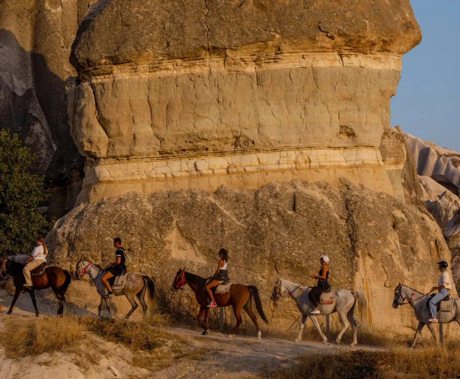 Kapadokya At Turu Sunset