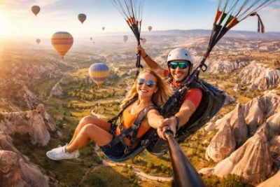 Cappadocia: Pengalaman Paragliding dengan Instruktur