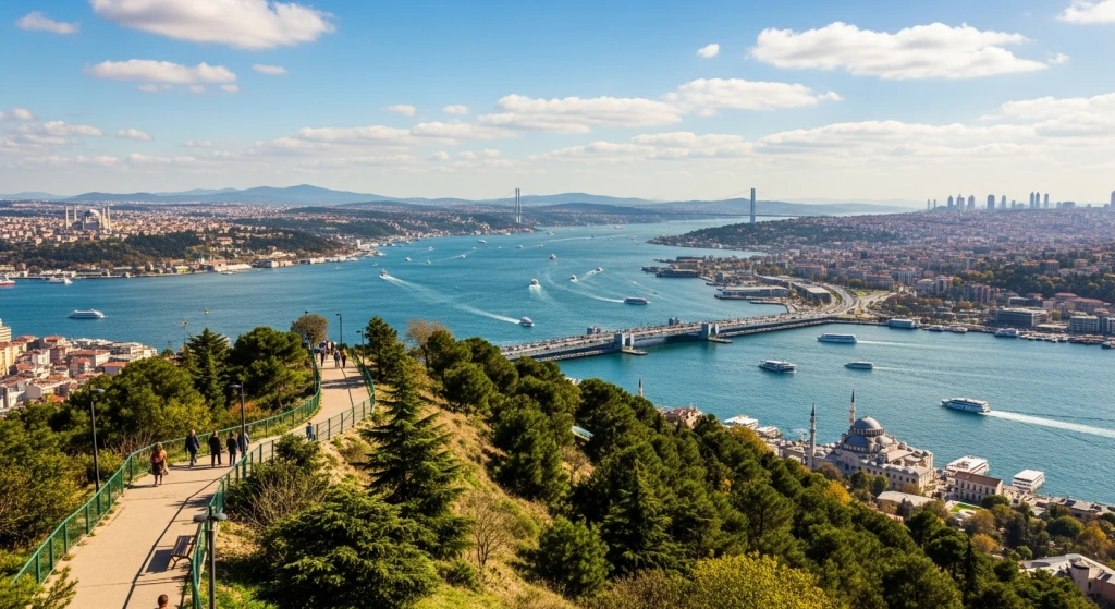 Yusa Hill and Bosphorus Private  Daily Walking and View Tour from Istanbul