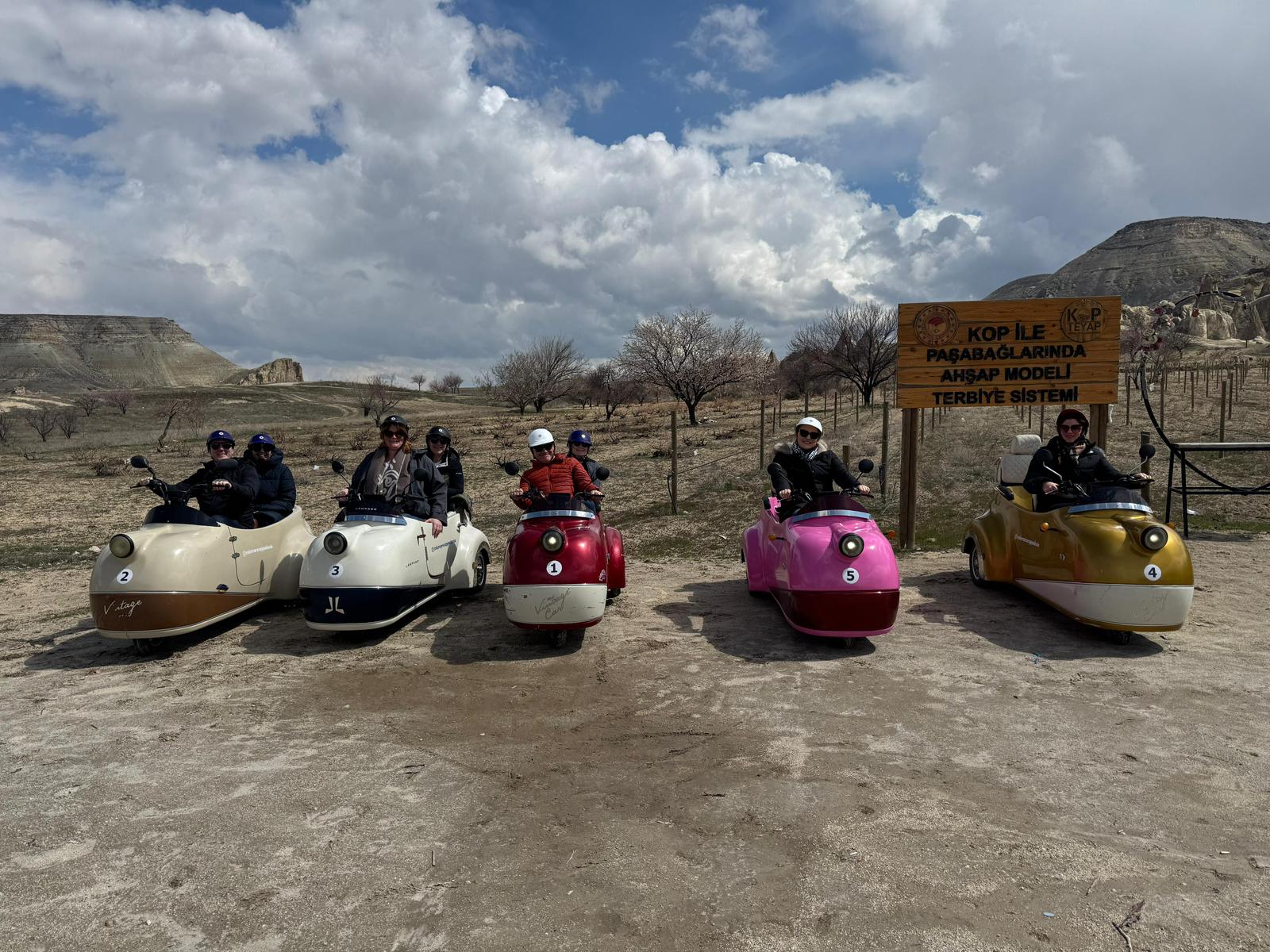 Cappadocia: Vintage Trike Bike Sunset Tour Experience