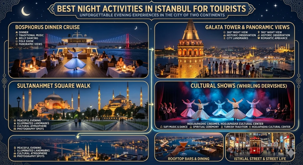 Kegiatan Malam Terbaik di Istanbul untuk Turis