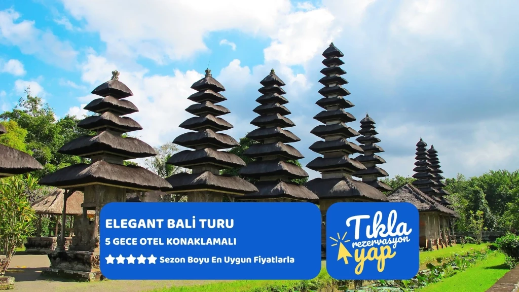 Elegant Bali Turu Türk Havayolları ile 5 Gece (DPS-DPS)