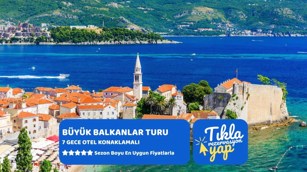 Kosovalı Büyük Balkanlar Turu Thy ile Extra Turlar ve Akşam Yemekleri Dahil 7 Gece OHD-SJJ