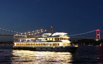 Bosphorus Cruise with Dinner and Entertainment ( Unlimited Soft Drinks)