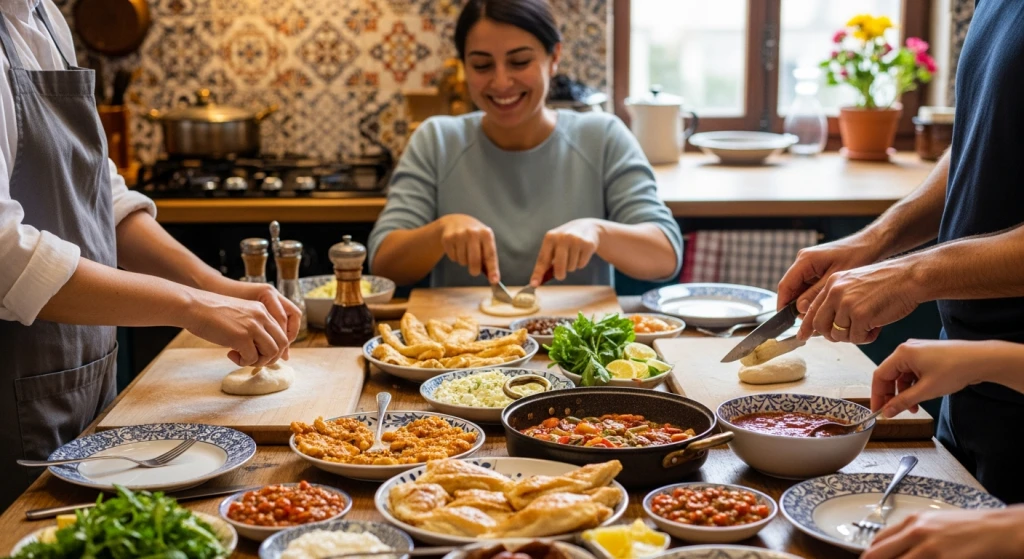 Tour de Cocina Casera Turca en Estambul con Familia Local