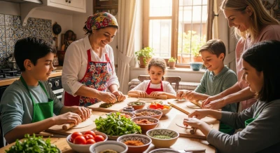Tour de Cocina Casera Turca en Estambul con Familia Local