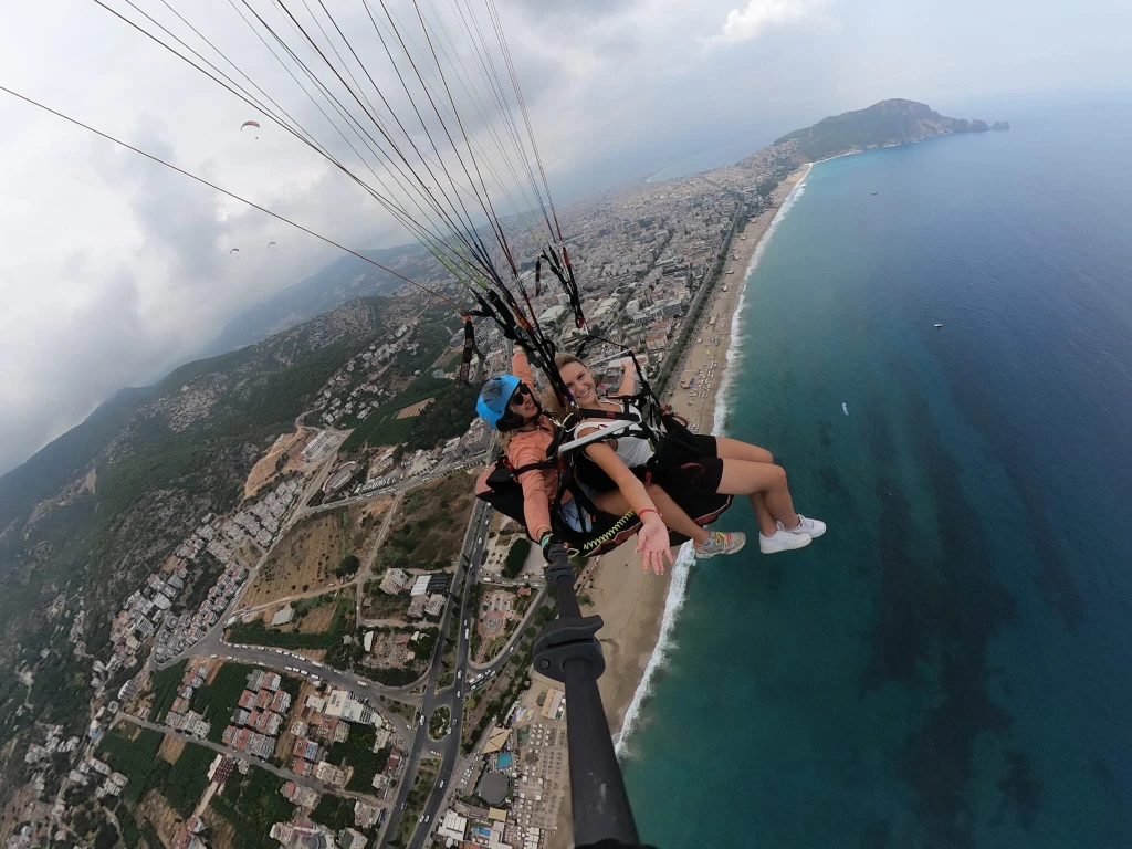 Alanya Tandem Paragliding Tour with Hotel Transfers