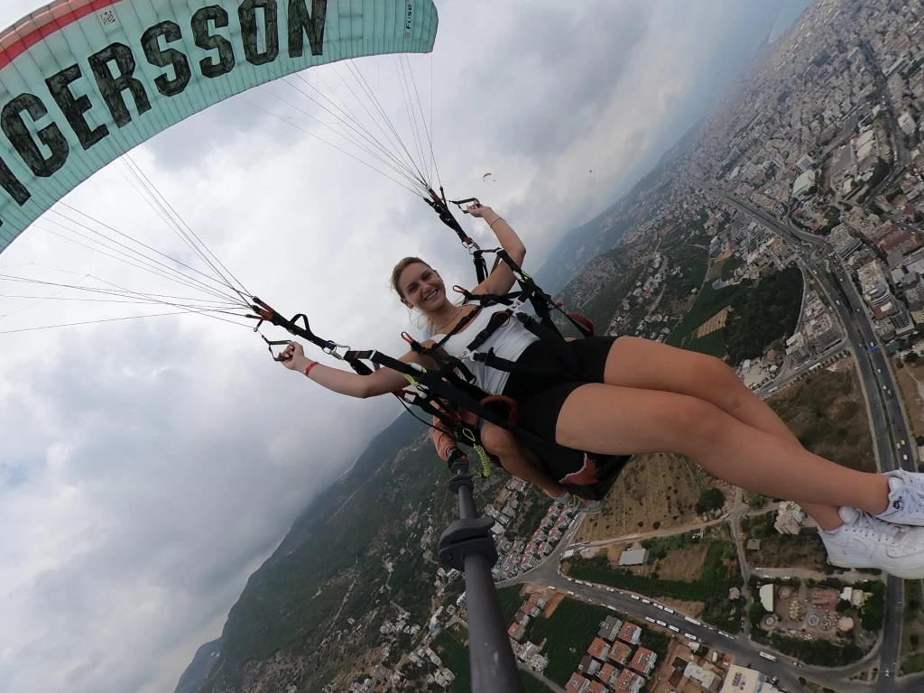 Alanya Tandem Paragliding Tour with Hotel Transfers