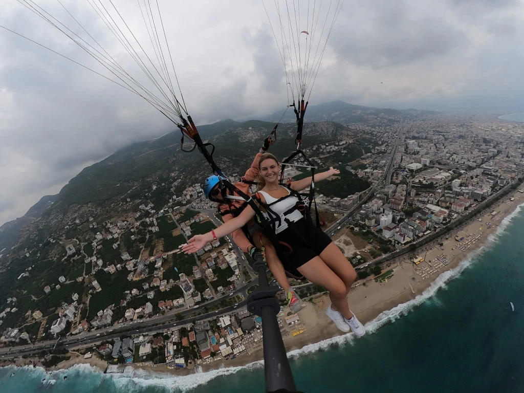 Alanya Tandem Paragliding Tour with Hotel Transfers