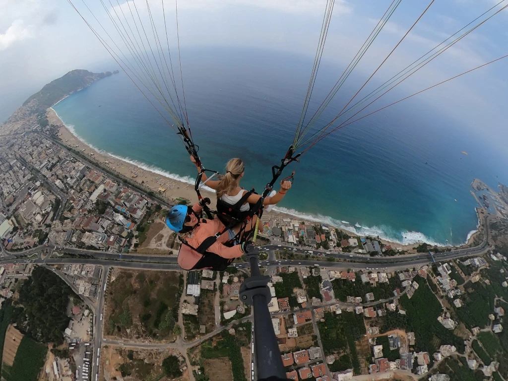 Alanya Tandem Paragliding Tour with Hotel Transfers
