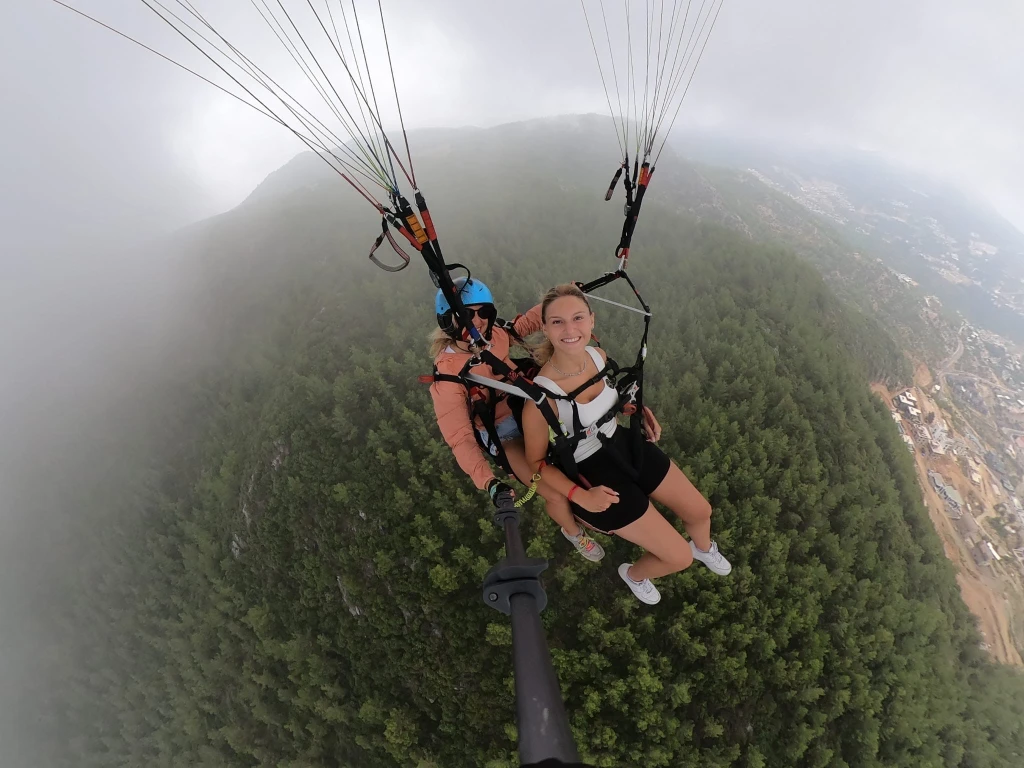 Alanya Tandem Paragliding Tour with Hotel Transfers