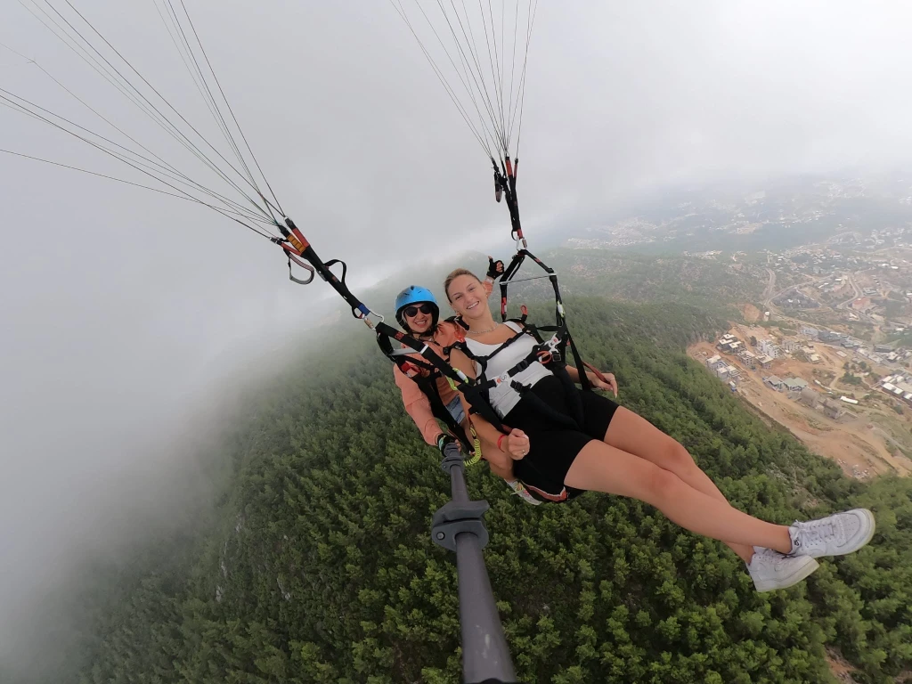 Alanya Tandem Paragliding Tour with Hotel Transfers