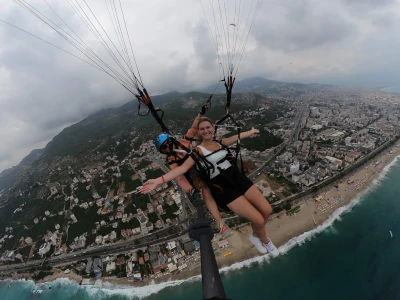 Alanya tandem paragliding-tur med hotelloverføringer