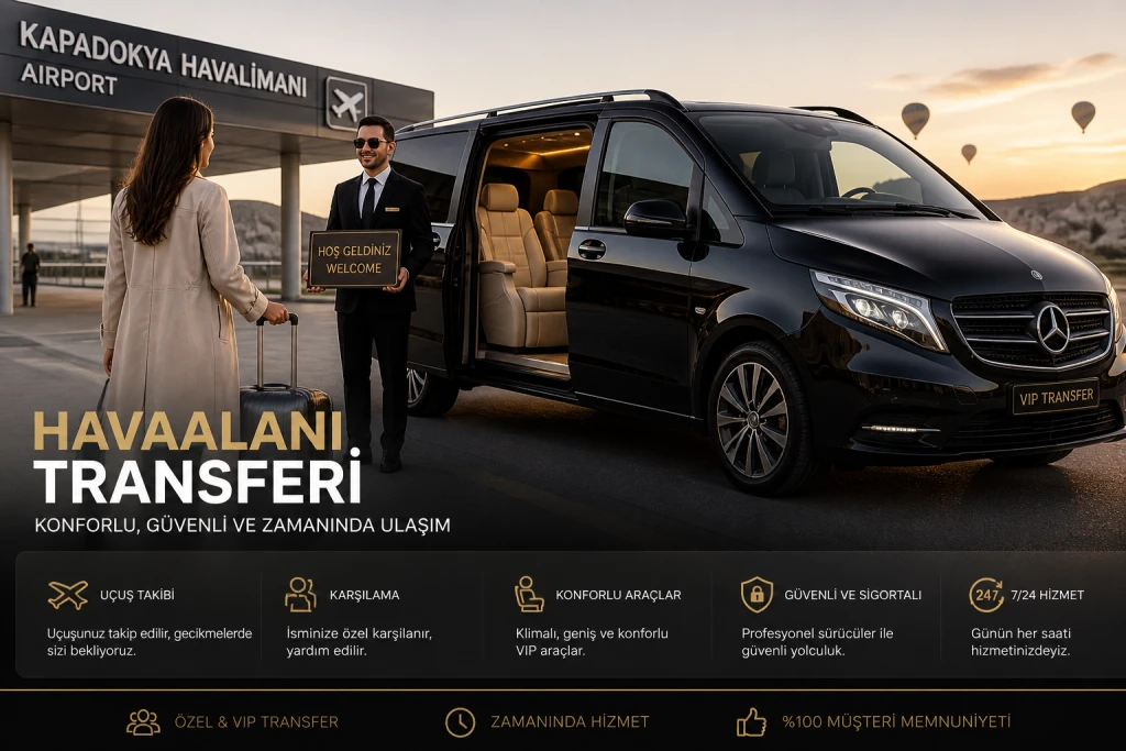 Nevşehir ve Kayseri Havalimanı Shuttle Transfer