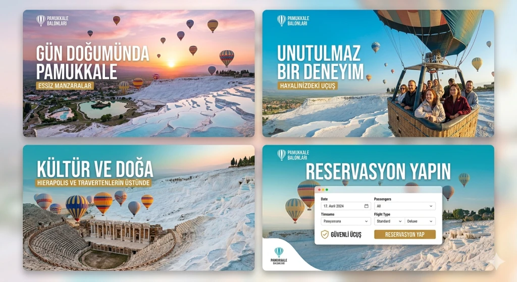 Pamukkale Hot Air Balloon Tour