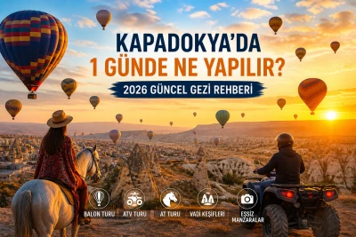 Kapadokya’da 1 Günde Ne Yapılır? (2026 Güncel Gezi Rehberi)