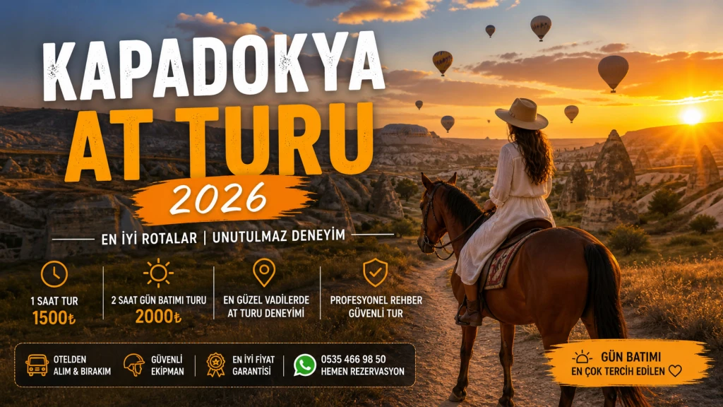 Kapadokya At Turu Fiyatları 2026 | En İyi At Turu Deneyimi