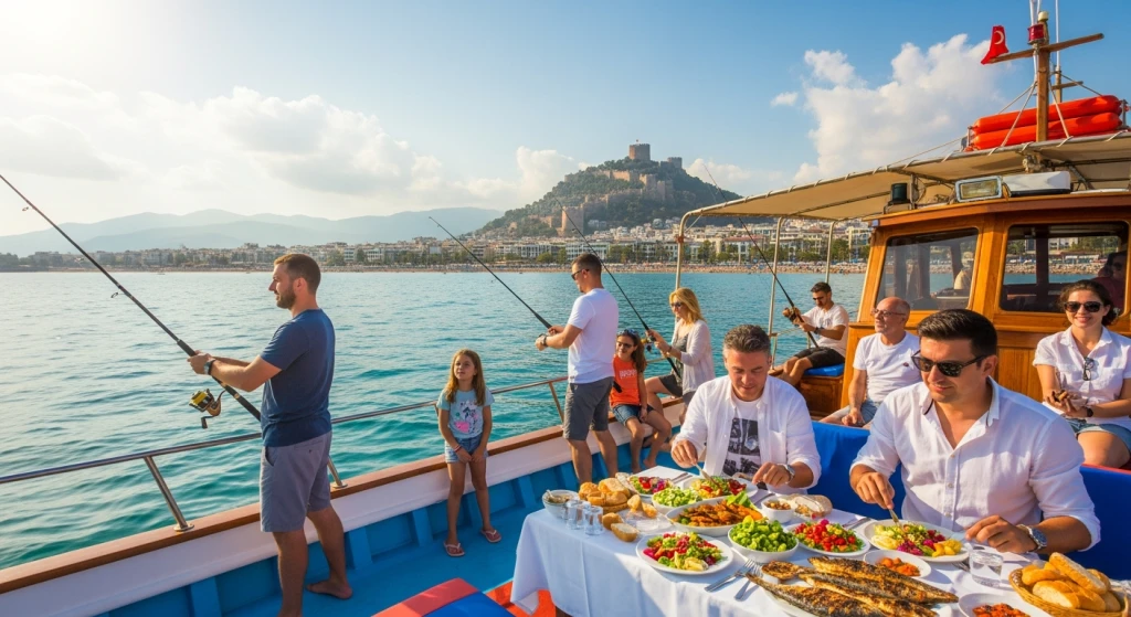 Alanya Fishing Tour with Lunch and Hotel Transfer