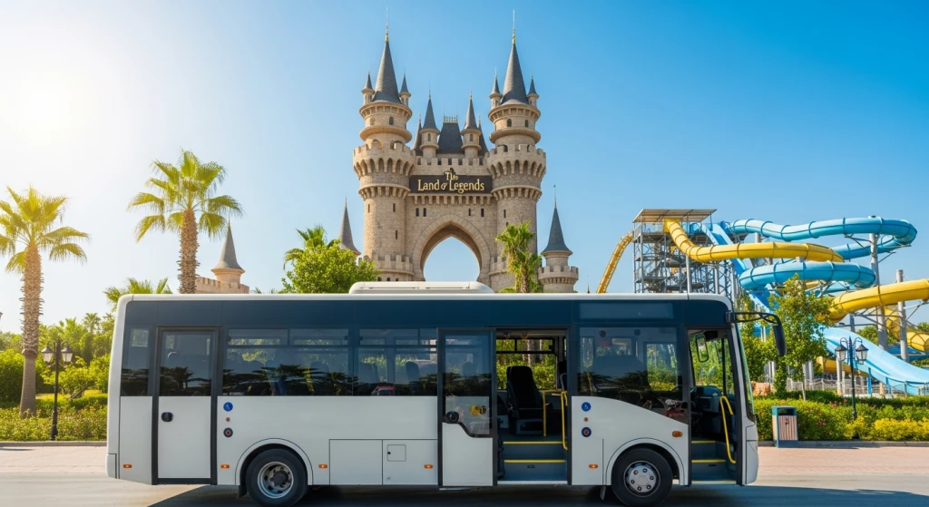 Side to Land of Legends: Stress-Free Theme Park Day with Hotel Transfers
