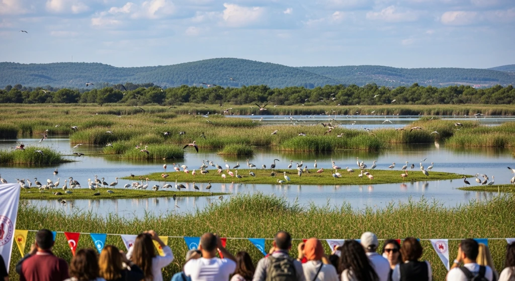 Erdek-Ausflug zum Manyas Vogelparadies Festival