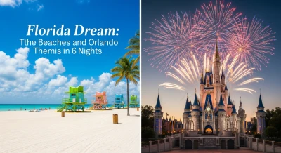 Florida Rüyası: 6 Gecede Miami Sahilleri ve Orlando Eğlence Parkları