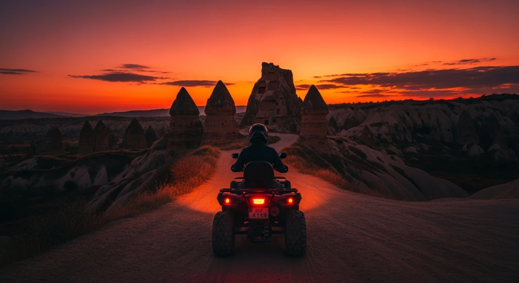 Fahre den roten Sonnenuntergang: Ürgüp Drei Schönheiten ATV-Abenteuer in Kappadokien