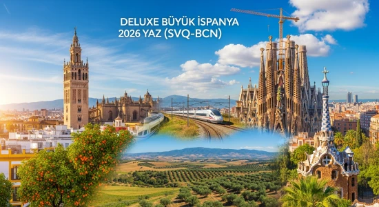 DELUXE BÜYÜK İSPANYA 2026 PC YAZ (SVQ-BCN)
