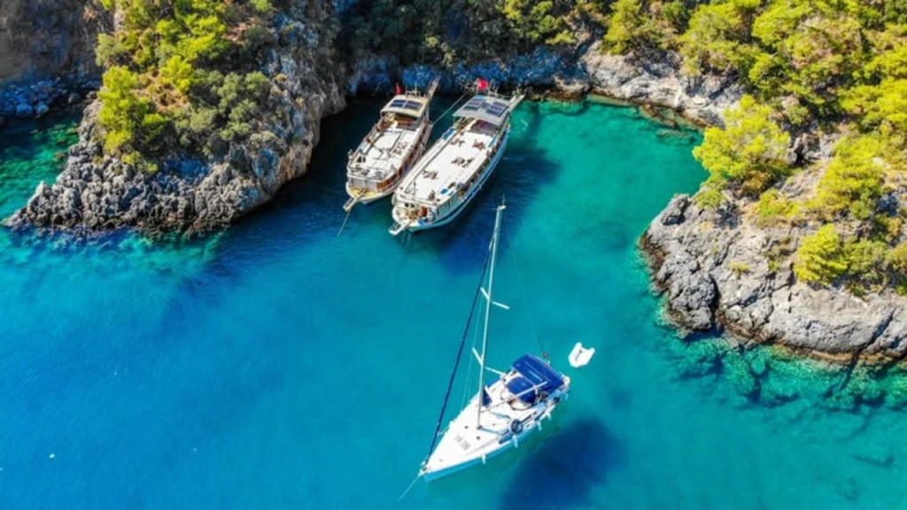 Side: Adrasan,Porto Ceneviz Boat Tour with Mud Bath & Lunch