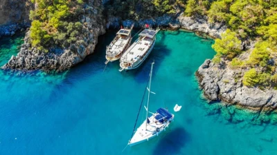 Side: Adrasan,Porto Ceneviz Boat Tour with Mud Bath & Lunch