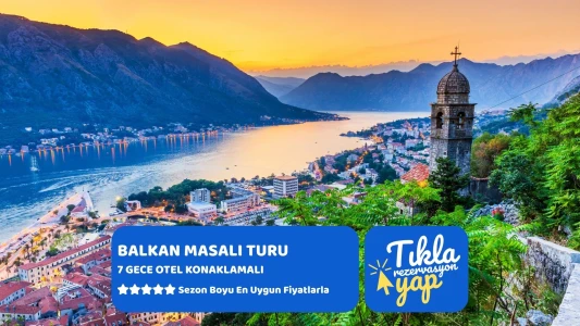 Balkan Masalı Turu Ankara Hareket  7 Gece Ajet Havayolları ile SKP-SKP