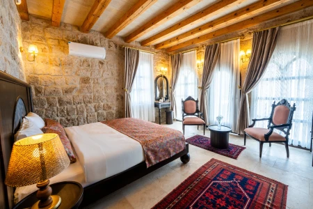 Kapadokya Balayı Suite 204 | Özel Teras & 6 Kişilik Outdoor Jakuzi | Aurelia Cave Suites