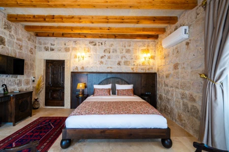 Kapadokya Balayı Suite 204 | Özel Teras & 6 Kişilik Outdoor Jakuzi | Aurelia Cave Suites